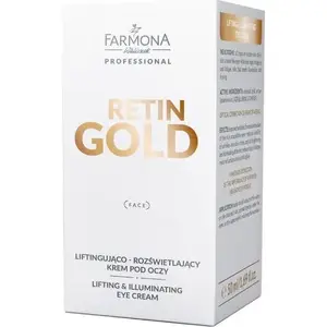 Acu krēms Farmona RETIN GOLD liftinga un izgaismojošs 50 ml