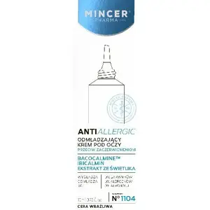 Крем для глаз Mincer Anti Allergic омолаживающий для чувствительной кожи 15 мл