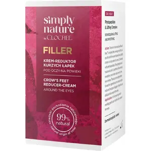 Eye filler-reducer cream Clochee Simply Nature for crow's feet and eyelids 15 ml