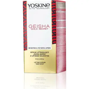 Eye lifting serum Yoskine Geisha Gold Secret 30 ml — under-eye skin renewal