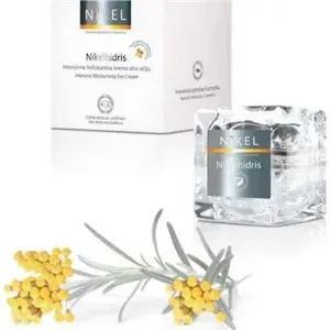 Eye cream Nikel Intensive Care NIKELHIDRIS with hyaluronic acid, honey and Immortelle flower, 15 ml