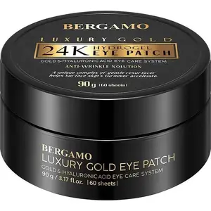 Hydrogel Eye Patches Bergamo Luxury Gold — Bergamo, 60 pieces