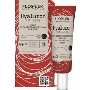 Крем для глаз Floslek Hyaluron против морщин 30 мл — уход с гиалуроновой кислотой