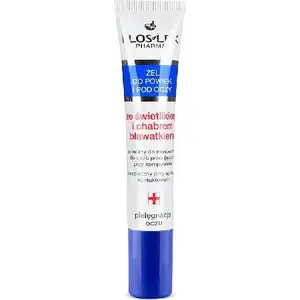 Eye Care Gel Floslek with Eyebright and Cornflower for Eyelids, 15 ml tube