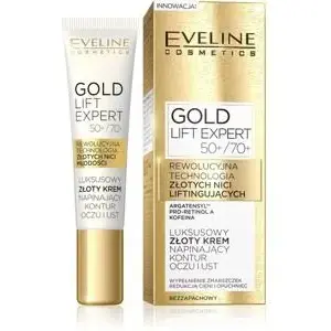 Крем для кожи вокруг глаз Eveline Gold Lift 15 мл — антивозрастной уход, 15 мл