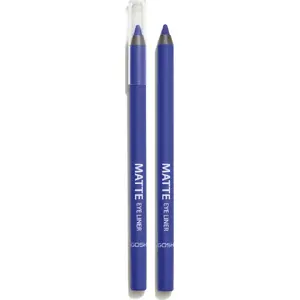 Eye pencil Gosh Matte 008 Crazy Blue — eyeliner pencil, matte finish, single shade
