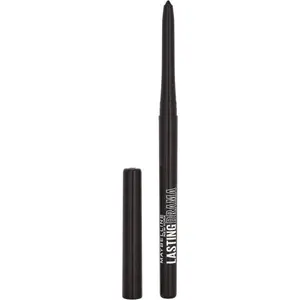 Acu zīmulis Maybelline Lasting Drama 10 Midnight Black — acu kontūrzīmulis, dziļi melna nokrāsa