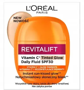 Тонирующий флюид с витамином C SPF30 Kryolan L'OREAL Revitalift — солнцезащитный серум для лица