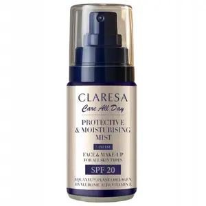 Aizsargājošs un mitrinošs sejas migliņš Claresa All Day ar SPF20 50 ml