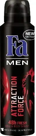 Dezodorants aerosols Fa Men Attraction Force