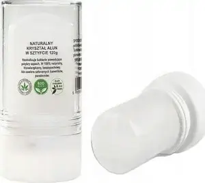 Dabīgs kristāla dezodorants 120 g — minerālu sāls stick bez smaržas, bez zīmola