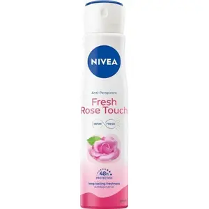 Deodorant spray Nivea Fresh Rose Touch 250 ml — women's antiperspirant, fragrance protection