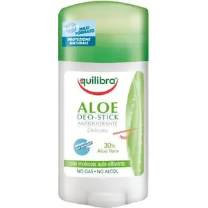 Deodorant stick Equilibra Aloe 50 ml — alcohol-free, natural extract deodorant