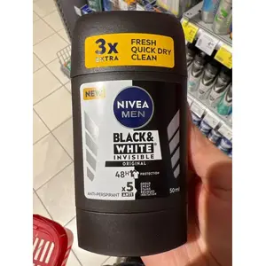 Antiperspirant stick No name NIVEA_Men Black & White Invisible Original 50 ml