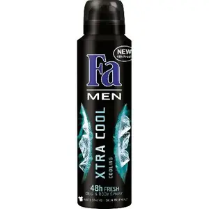 Dezodorants aerosols Fa Men Xtra Cool 150 ml — antiperspirants vīriešiem