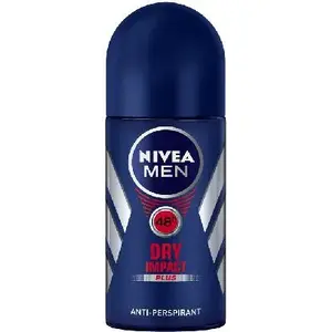 Roll-on antiperspirants Nivea Dry Impact 50 ml — vīriešu dezodorants, bez spirta