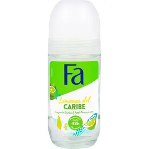 Antiperspirant roll-on Fa Limones Del Caribe for women, 50 ml