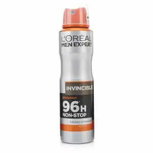 Дезодорант-спрей L’Oreal Paris Men Expert Invincible 150 мл — мужской антиперспирант, аэрозоль
