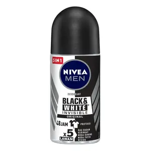 Roll-on dezodorants Nivea Men Black & White Invisible Original 50 ml