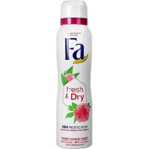 Dezodorants aerosols Fa Fresh & Dry 48H Peony Sorbet 150 ml