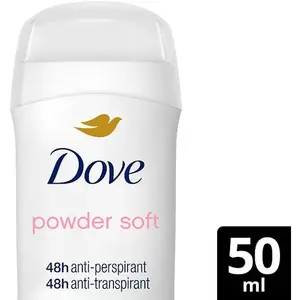 Antiperspirants stiks Unilever Dove Powder Soft sievietēm, 50 ml
