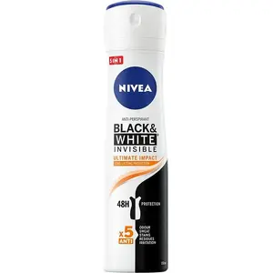Дезодорант-спрей Nivea BLACK & WHITE INVISIBLE Ultimate Impact 5in1 150 мл