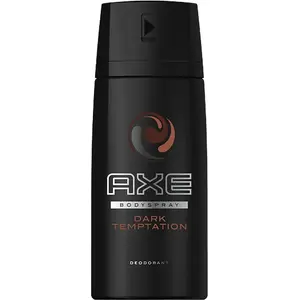 Dezodorants aerosols AXE Dark Temptation 150 ml — vīriešu antiperspirants, aromāts