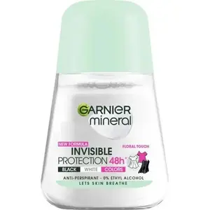 Deodorant roll-on GARNIER Invisible Protection 48h Floral Touch for women, 50 ml