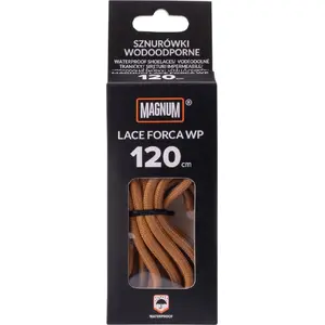 Lace Forca WP shoelaces by MAGNUM, durable waterproof work boot laces, round design, MPN M000278127