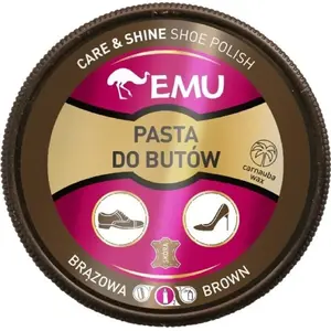 Apavu pasta Vaco EMU brūna 50 ml — krēms ādas apaviem