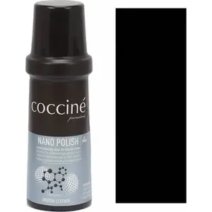 Mīkstās ādas pasta Coccine Nano Polish 75 ml — melna
