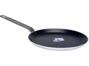 Frying pan YATO YG-00152 — Pancake pan, round, Ø 26 cm, height 20 mm, black/grey