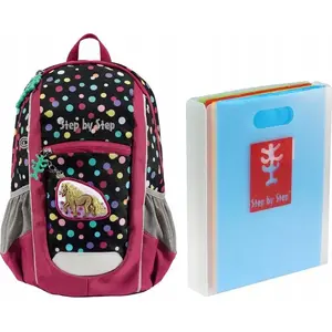 Mugursoma step by step Kiga Maxi Pony Lotta — skolas mugursoma modelis 001388970000