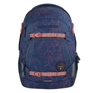 School backpack Coocazoo MATE — Blue/Lilac polyester, 30×23×44 cm, PFC-free