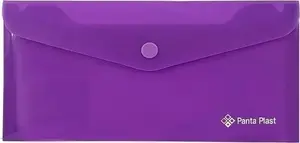 Envelope DL neon purple, panta plast – DL size neon violet envelope