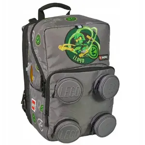 Mugursoma LEGO Ninjago Petersen School 20209-2501 pelēka, viens izmērs