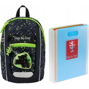 Backpack step by step Kiga Mini Little Wild Cat by step by step — children's kindergarten backpack