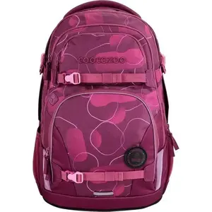 Mugursoma Coocazoo PORTER 2.0 — kompakta skolas un ikdienas soma, Berry Bubbles