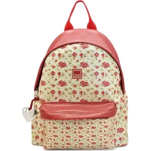 Backpack Make Notes Vintage B large with floral print