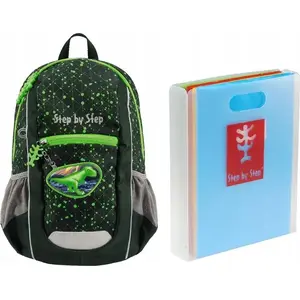 Backpack step by step Kiga Maxi Dino Nilo by step by step — school backpack, model 001389030000