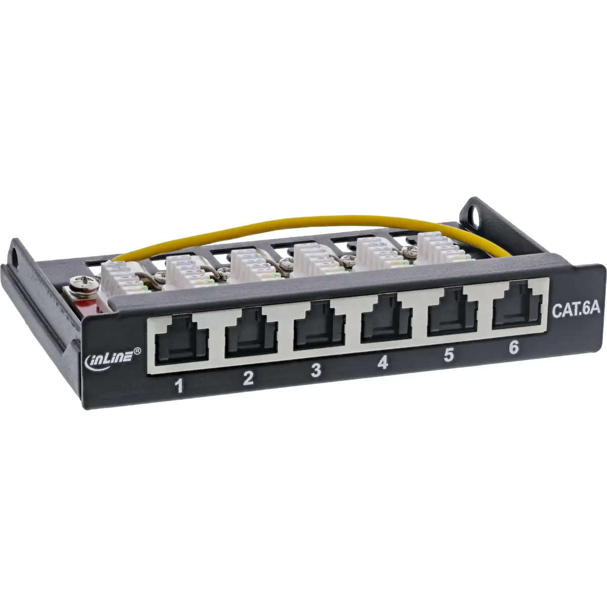 EFB Elektronik Patch panel Cat.6A 0.5U 6‑port 76816B Photo 3