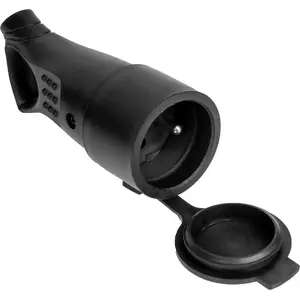Розетка с ручкой и заземлением Elgotech G-10GU IP44 (брызгозащитная) — модель URZ3296