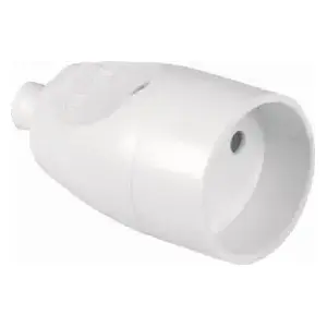 Single Electrical Socket Volteo VT-302-0010 16A 250V detachable frame white