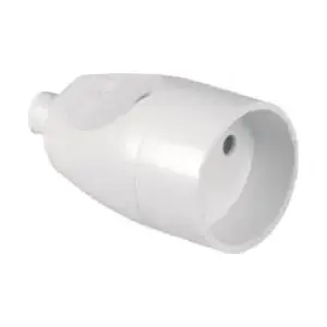 Rozete Volteo vienvietīga 16A 250V izjaucama melna