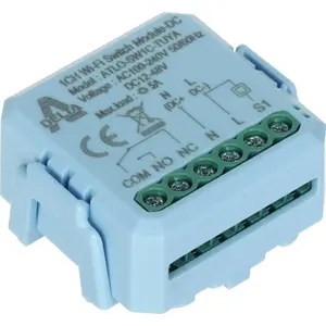 Atlo ATLO-SW1C-TUYA smart Wi‑Fi switch ATLO-SW1C-TUYA — single-channel wall switch, Tuya-compatible