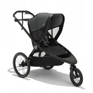 Ratiņš baby jogger City Prix Ambition — kompakts pilsētas modelis, melns