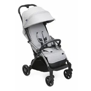 Ratiņi CHICCO Goody XPlus tradicionālie 1 sēdvieta, pelēki — 470×860×1060 mm