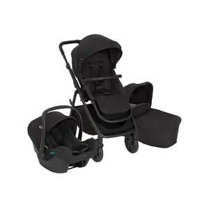 Ceļojumu sistēmas rati GRACO Near2Me DLX Trio — 3 sēdvietas, platums 627 mm, augstums 1200 mm, garums 950 mm, melns