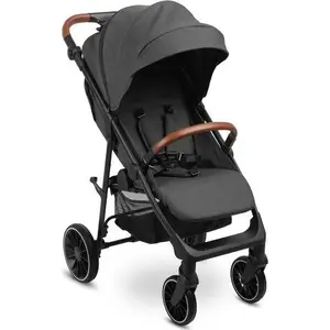 Коляска Caretero Elma Dark Grey — прогулочная, лёгкая складная, компактная городская