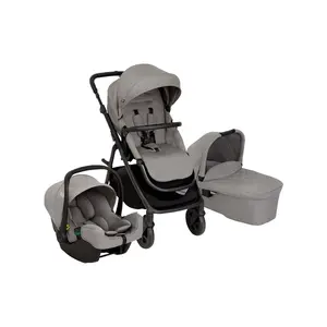 Ceļojumu sistēmas rati GRACO Near2Me DLX Trio — 3 sēdvietas, pelēki, 950×627×1200 mm, līdz 4 mēn.